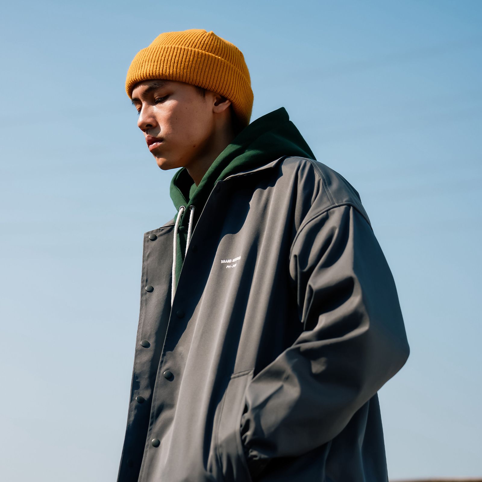 style 04 beanie / マスタード