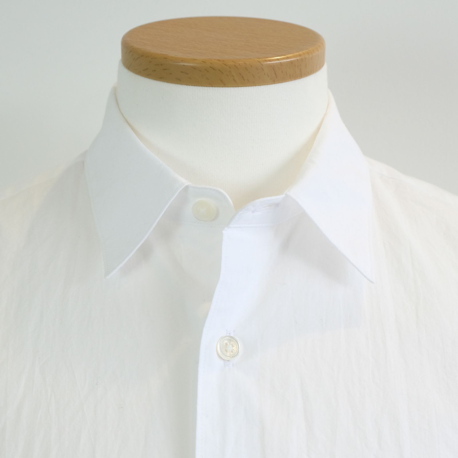 [ラスト1点 L ] コットンブロード レギュラーフィットシャツ / john regular collar shirts / ホワイト