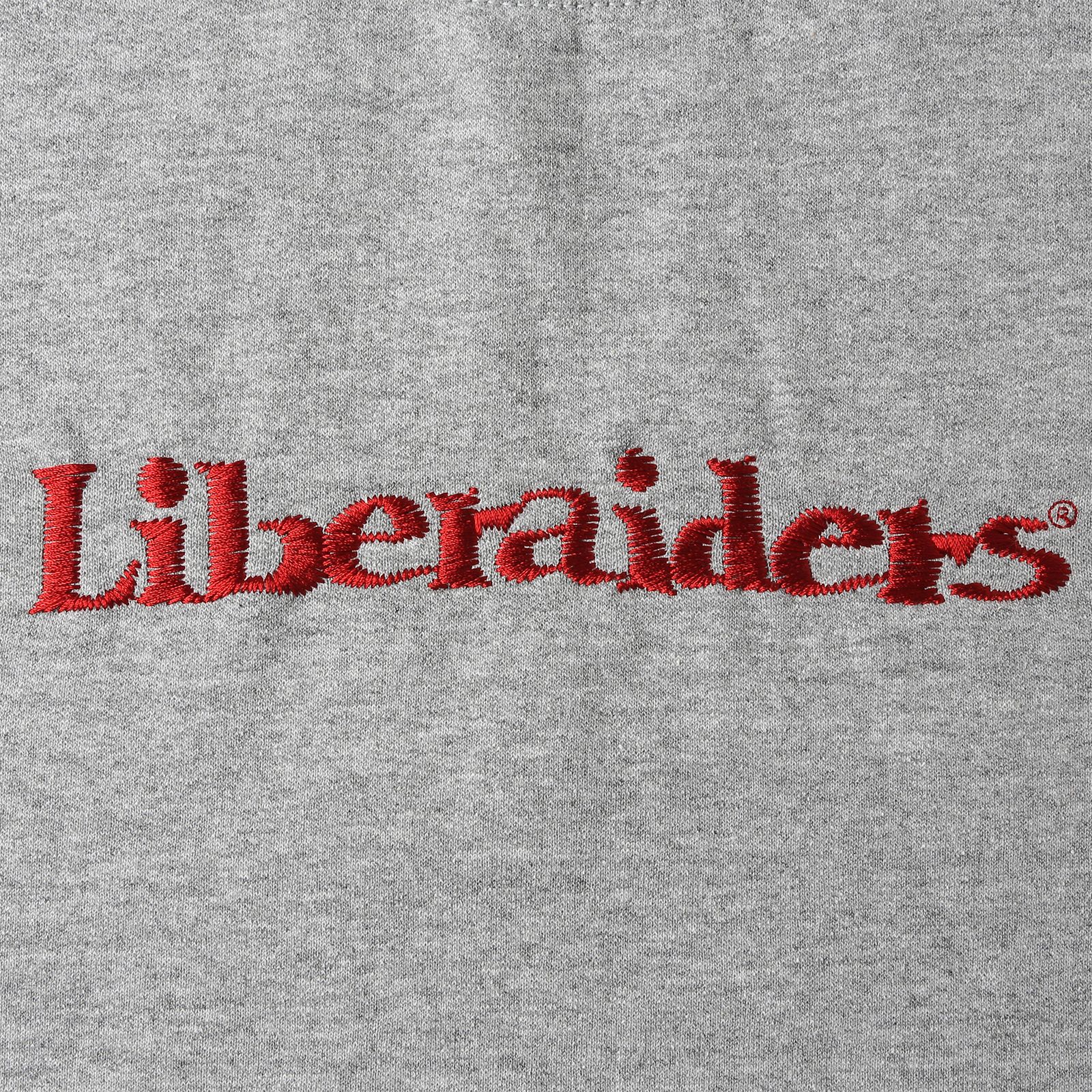【ラスト1点 XL】embroidery crewneck / グレー