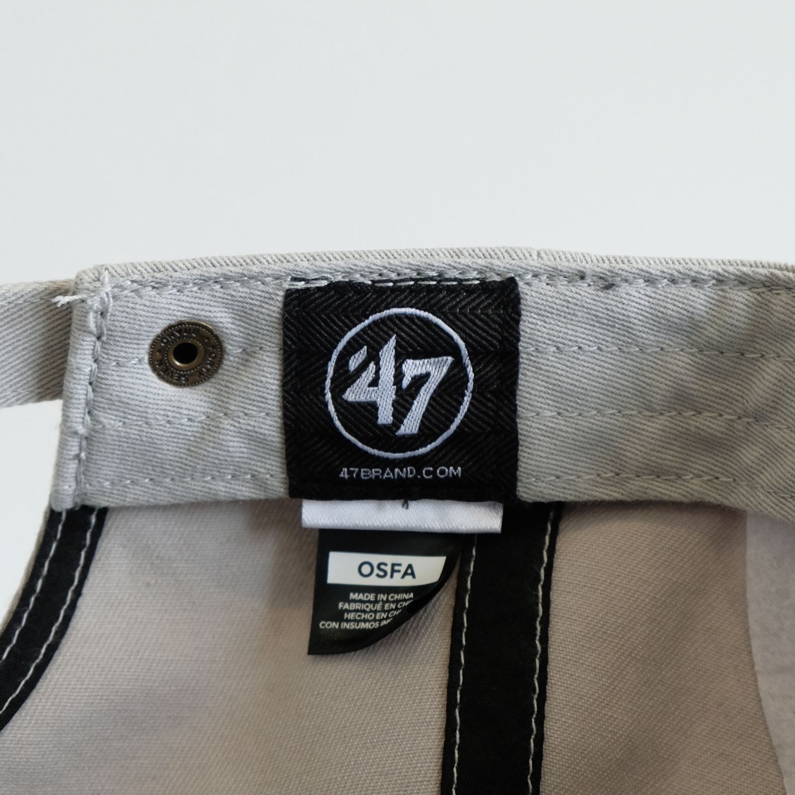ヤンキース キャップ / yankees home '47 clean up / グレー