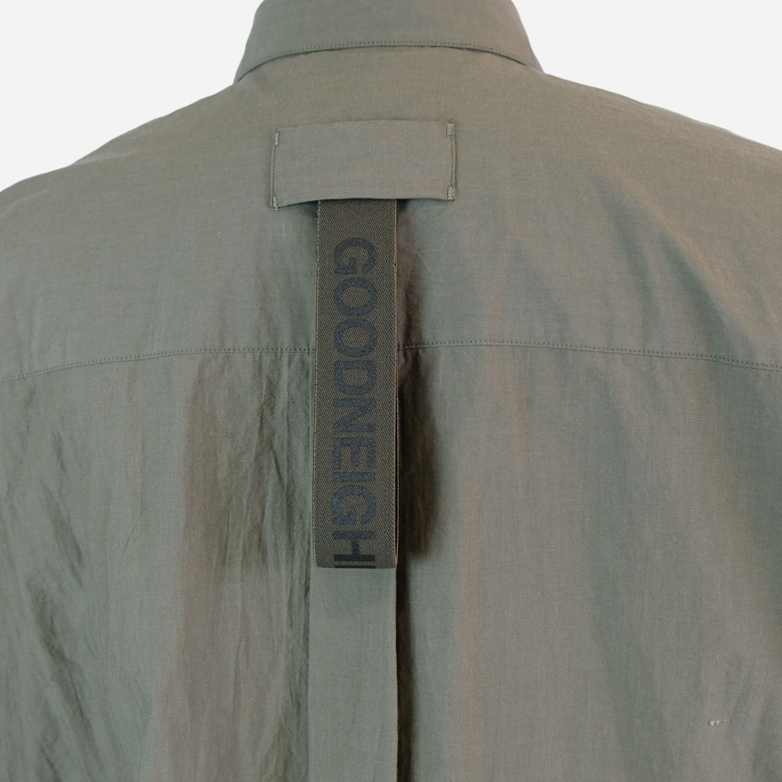 【ラスト1点 L】johnny regular collar shirts / カーキ