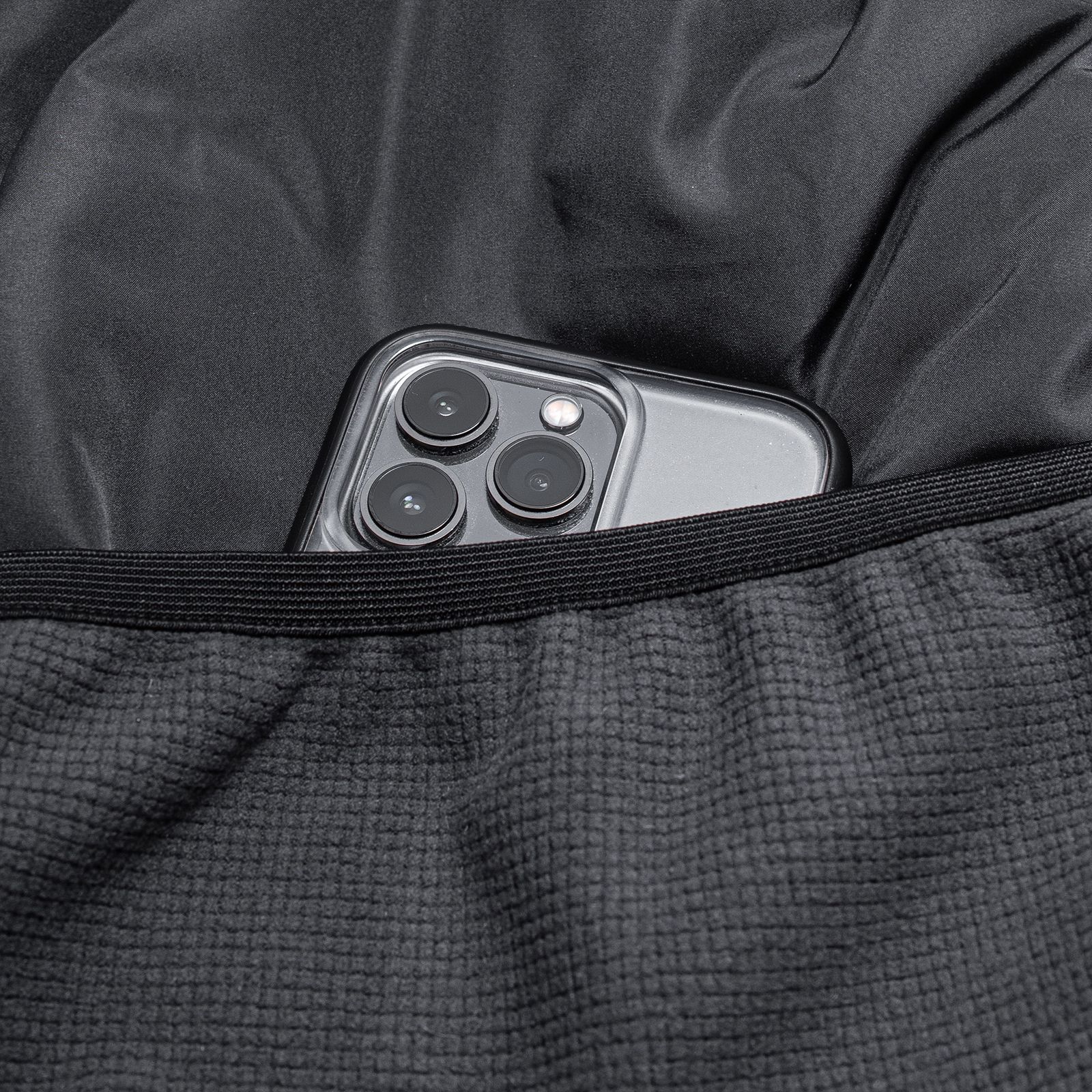 【ラスト1点 XL 】multi-pocket padded jacket / スモークグレー