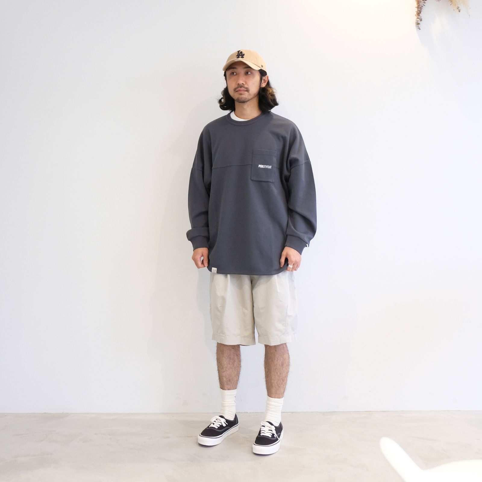 長袖と半ズボンのバランスが好み