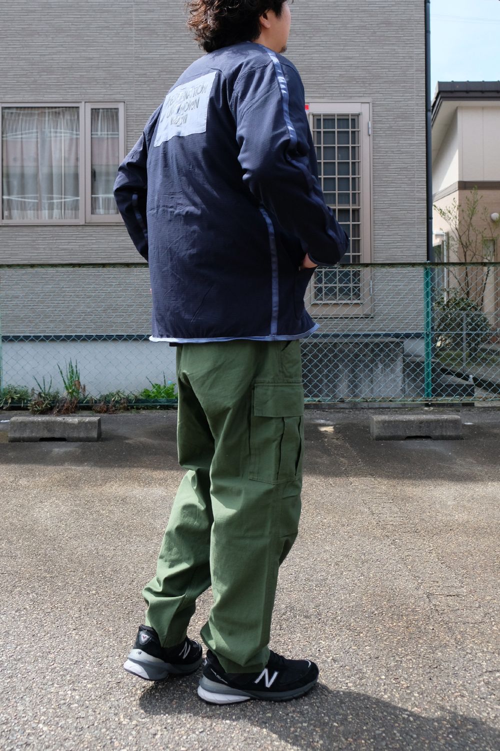 軍物合わせでタウンユースに着こなす