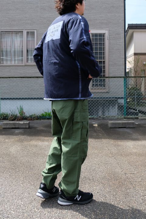 軍物合わせでタウンユースに着こなす