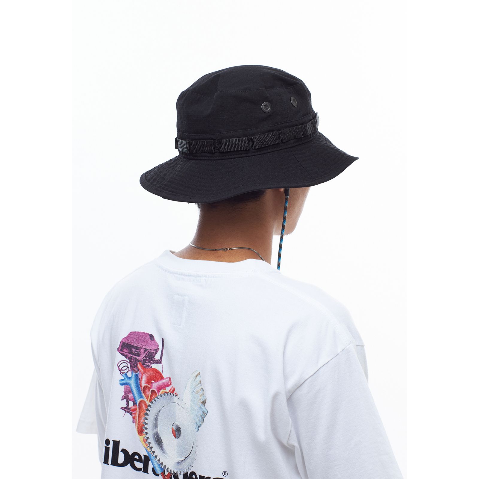 【ラスト1点】cordura jungle hat / ブラック
