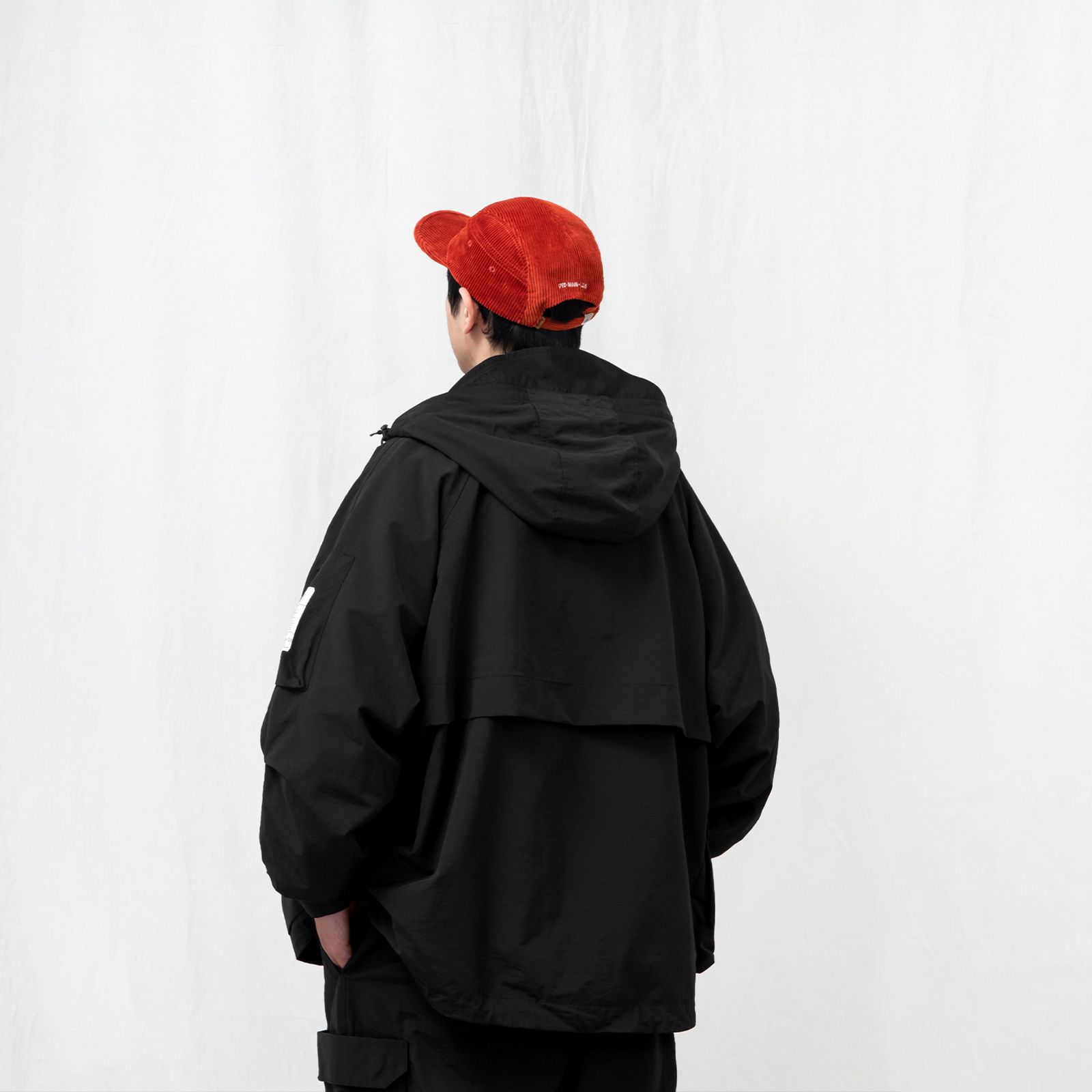 【ラスト1点 XL 】water-repellent multi-pocket utility jacket / ブラック