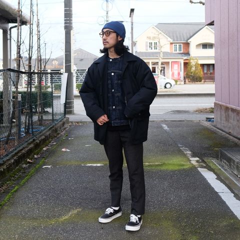 大人のカジュアルスタイルを意識しつつも決めすぎないコートスタイル