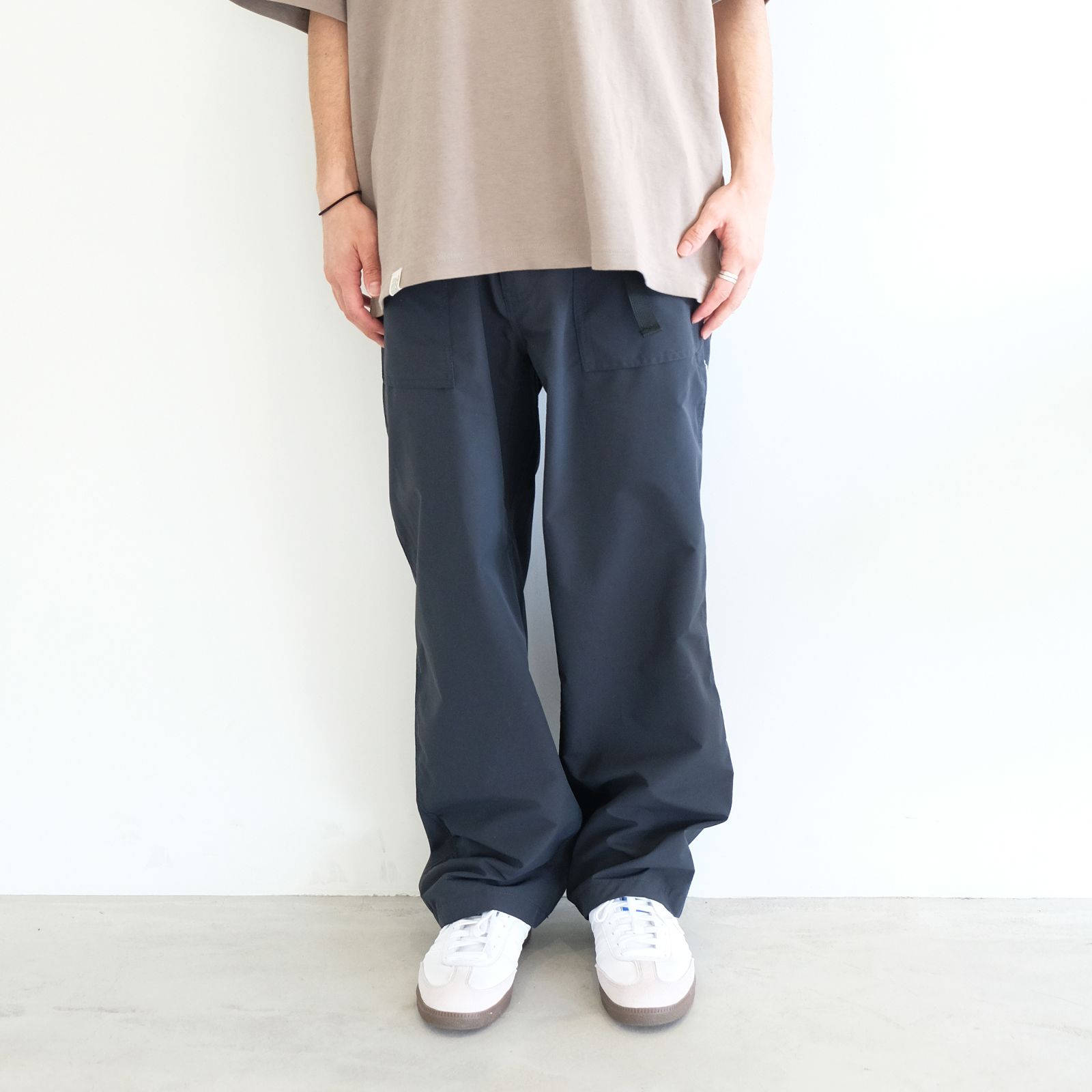 【ラスト1点 M 】belt pants / ダークグレー
