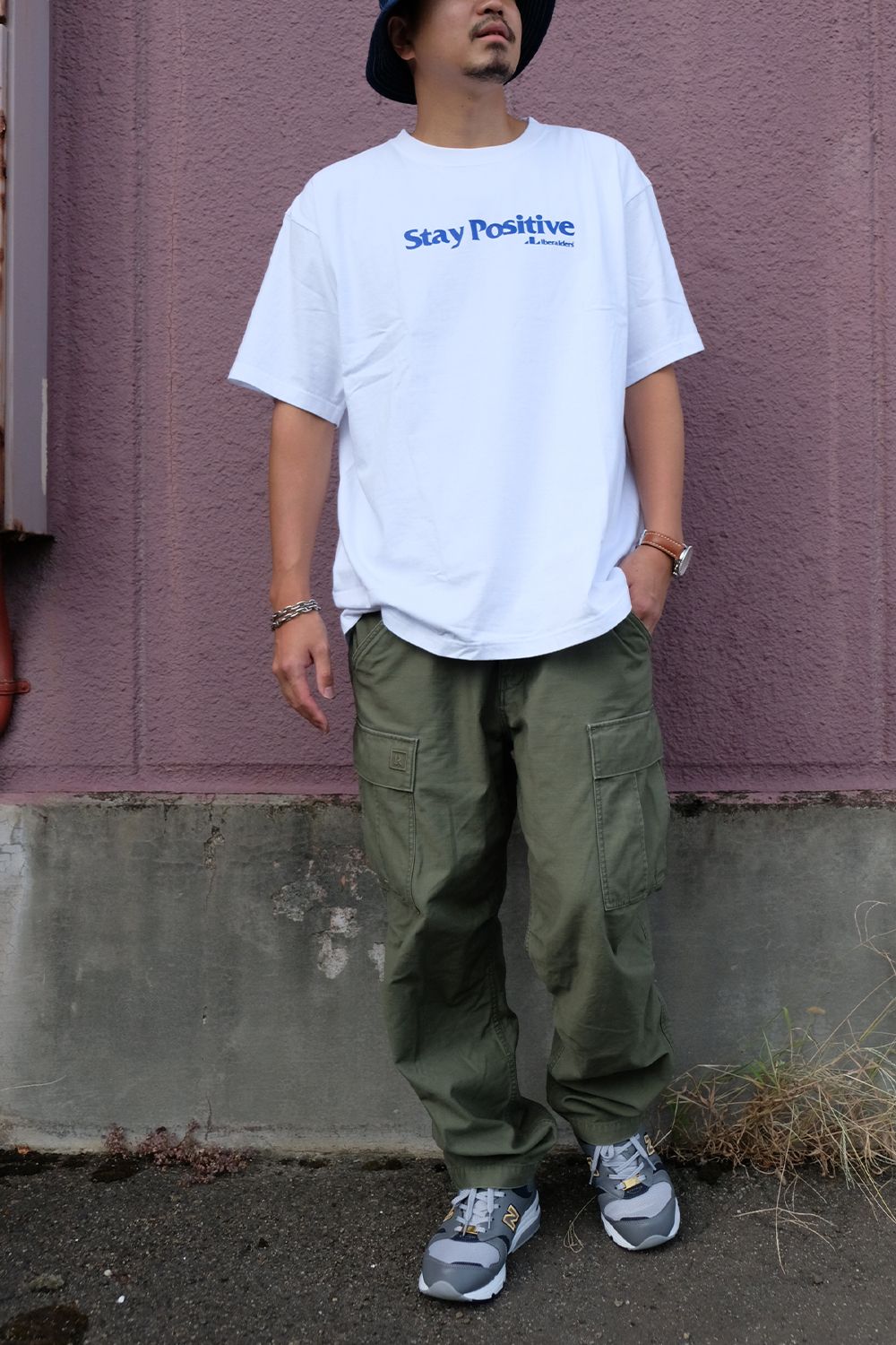 【リベレイダース スポットアイテム】stay positive tee style