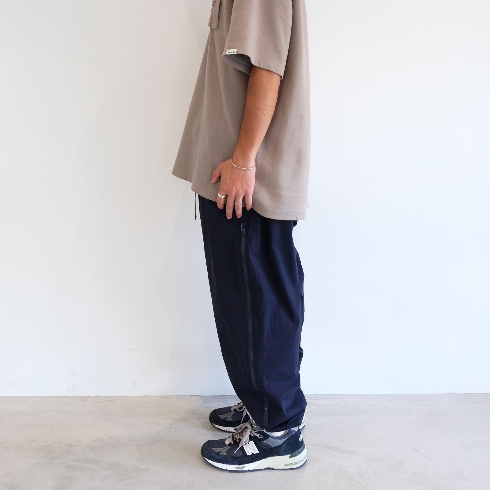 LAPRIMA - 【ラスト1点 M】zipper trousers / ネイビー | Filo