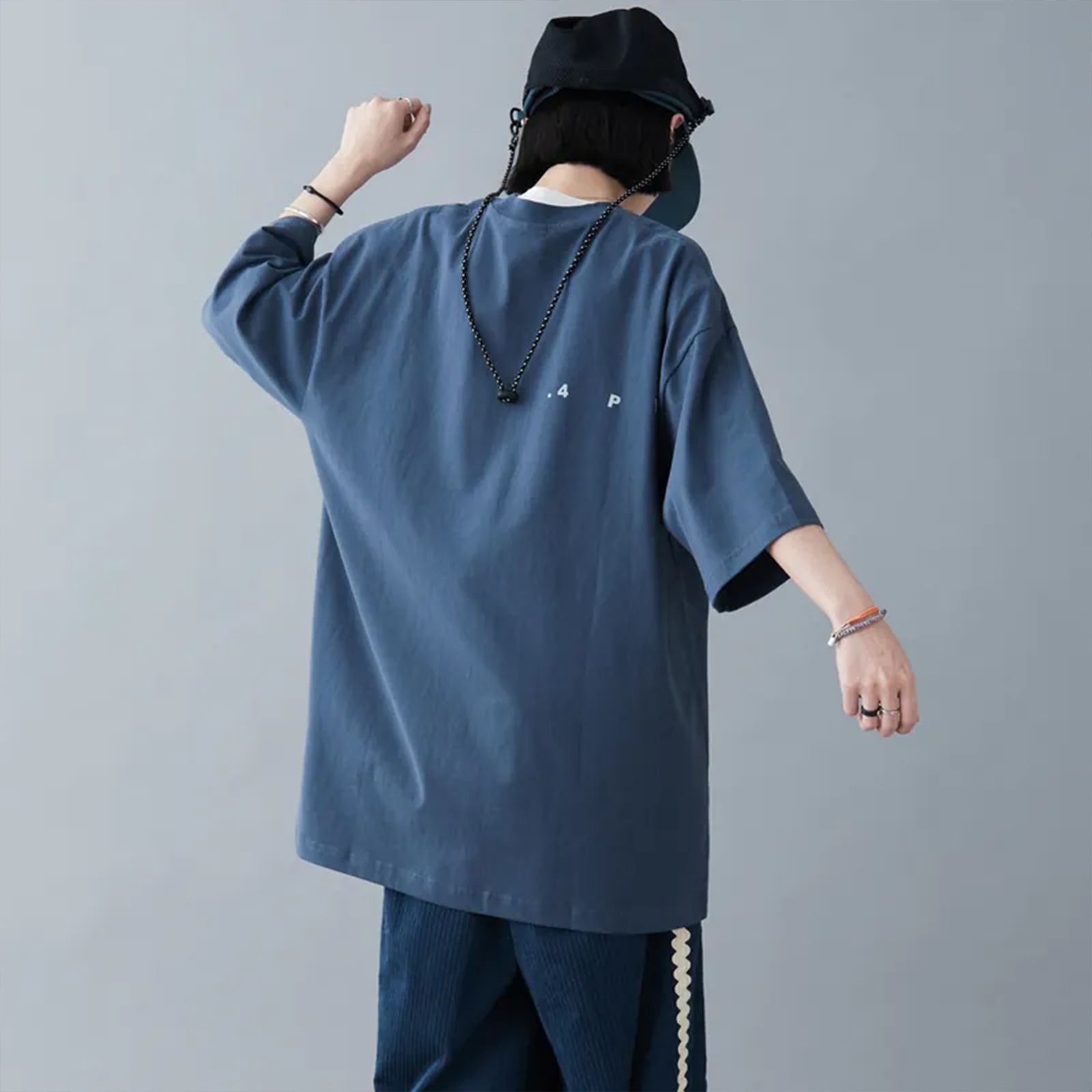 【ラスト1点 3 】Spring Logo Tee / ミッドナイトブルー