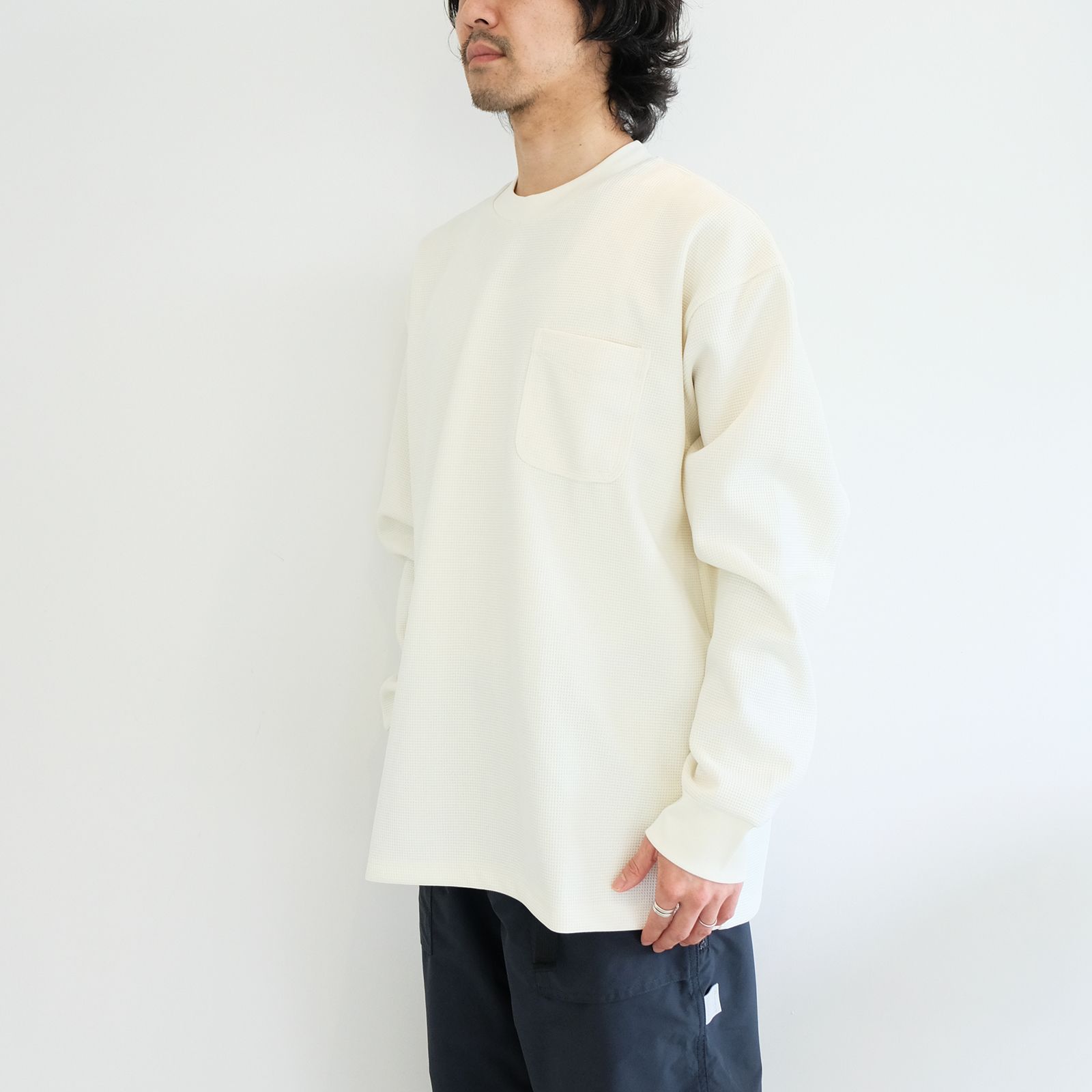【ラスト1点 1 】Heavy Pocket L/S Tee / ホワイト