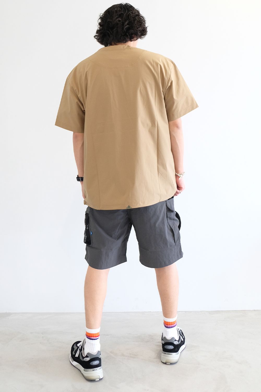機能面にも優れたTシャツ+ショーツスタイル