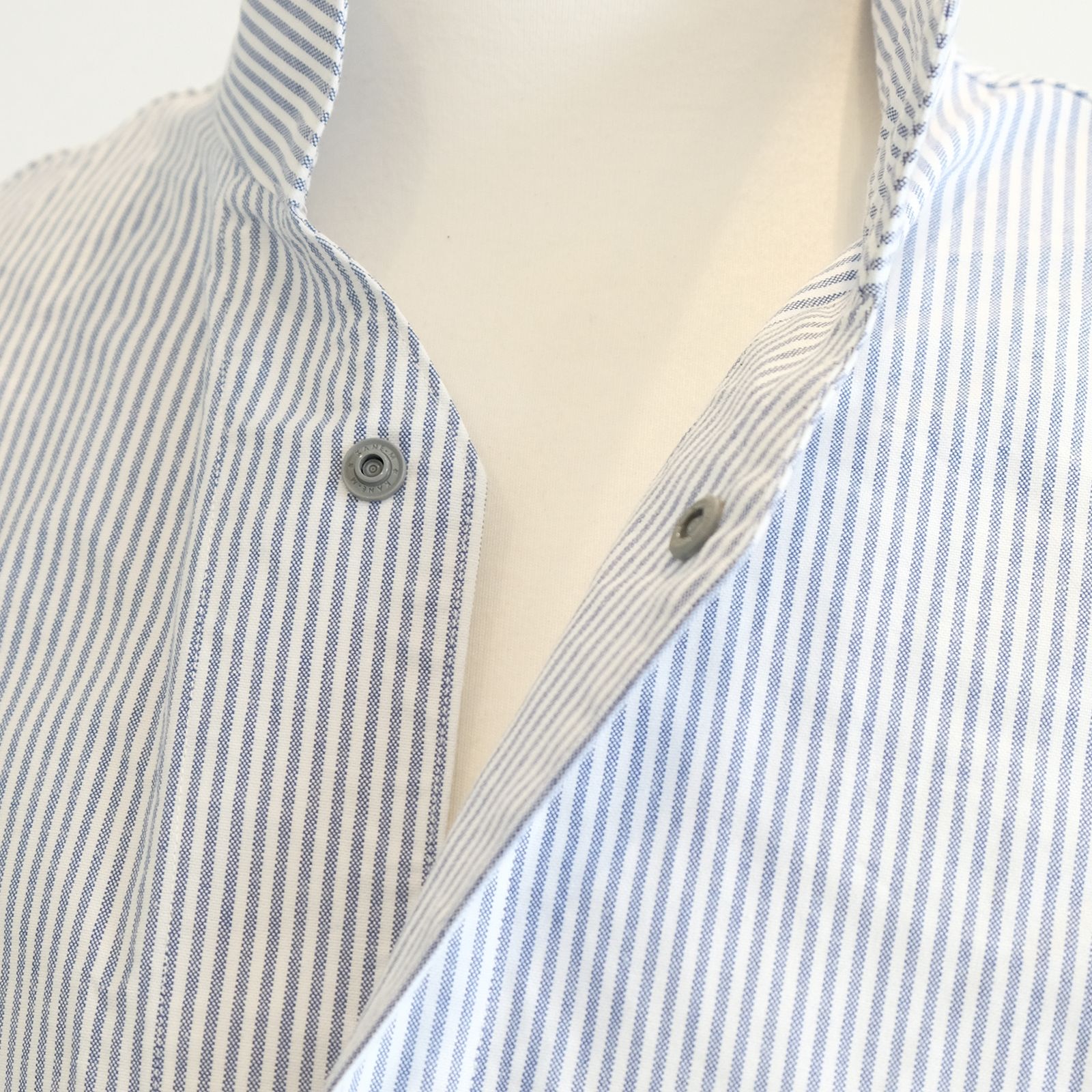 [ラスト1点 L-XL] グッドネイバーズシャツ×YARD WORKS】ヘビーオックス バンドカラーガーデニングシャツ / kei yard shirt