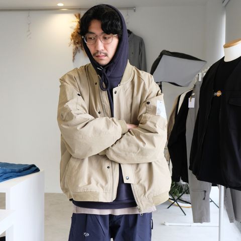 【2024.1.22(mon) 】MA-1にフーディーを好きな配色で