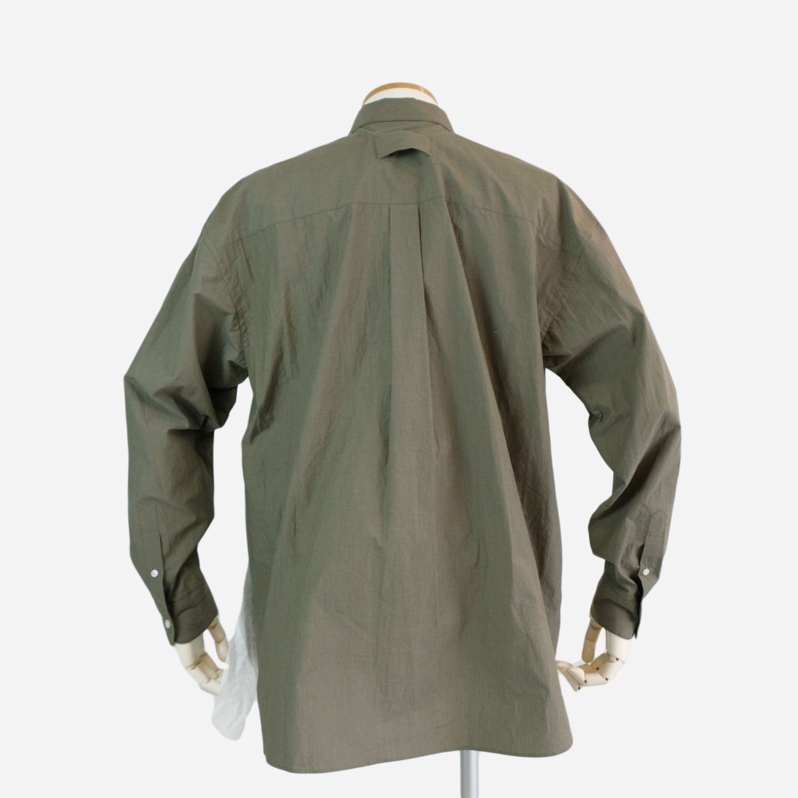 【ラスト1点 L】johnny regular collar shirts / カーキ