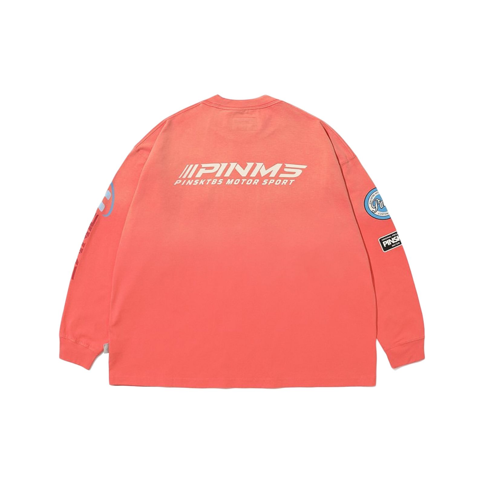 【ラスト1点 L 】race washed L/S  / ピンク