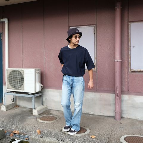 バランスを考慮したTシャツスタイル