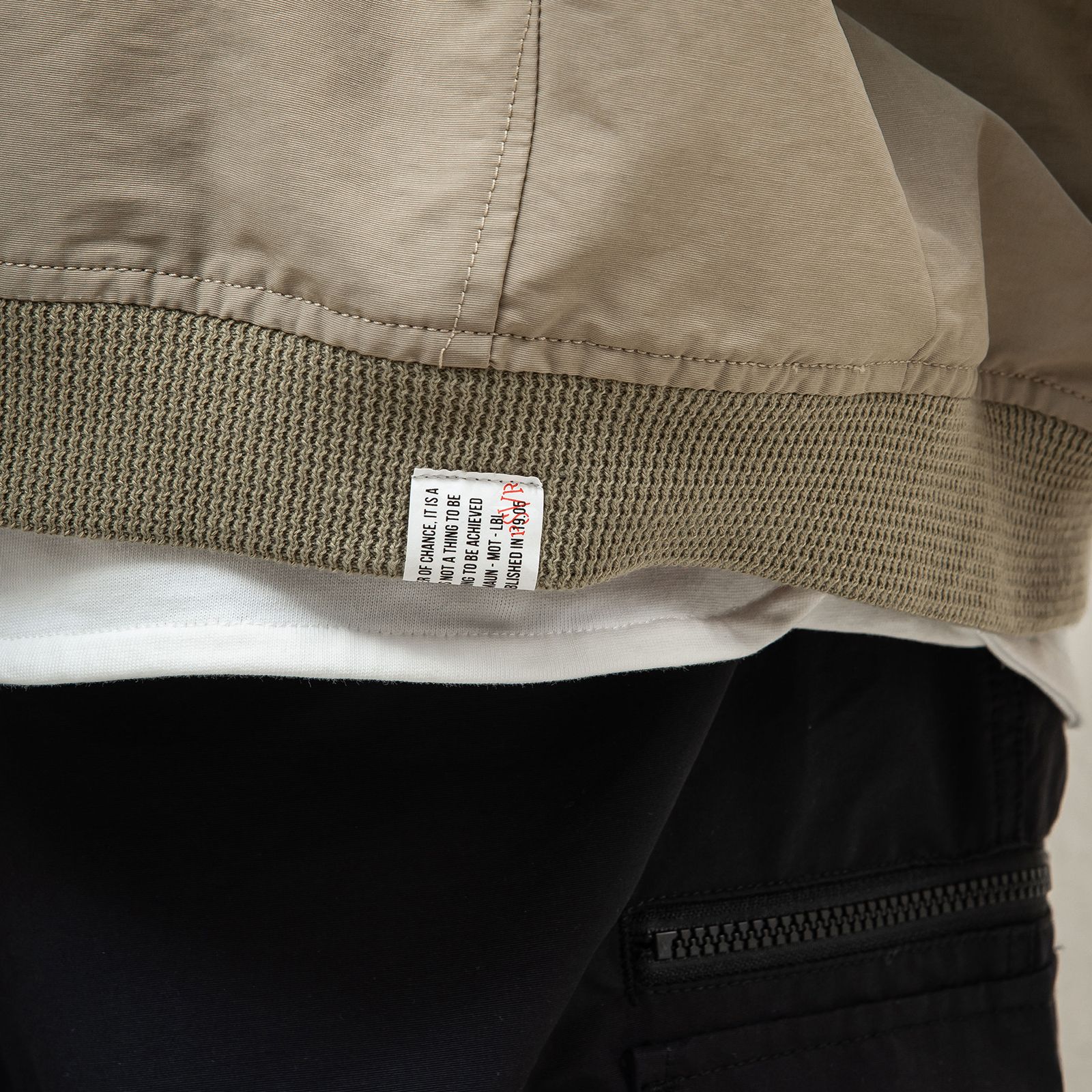 【ラスト1点 XL】utility ma-1 jacket / ダークカーキ