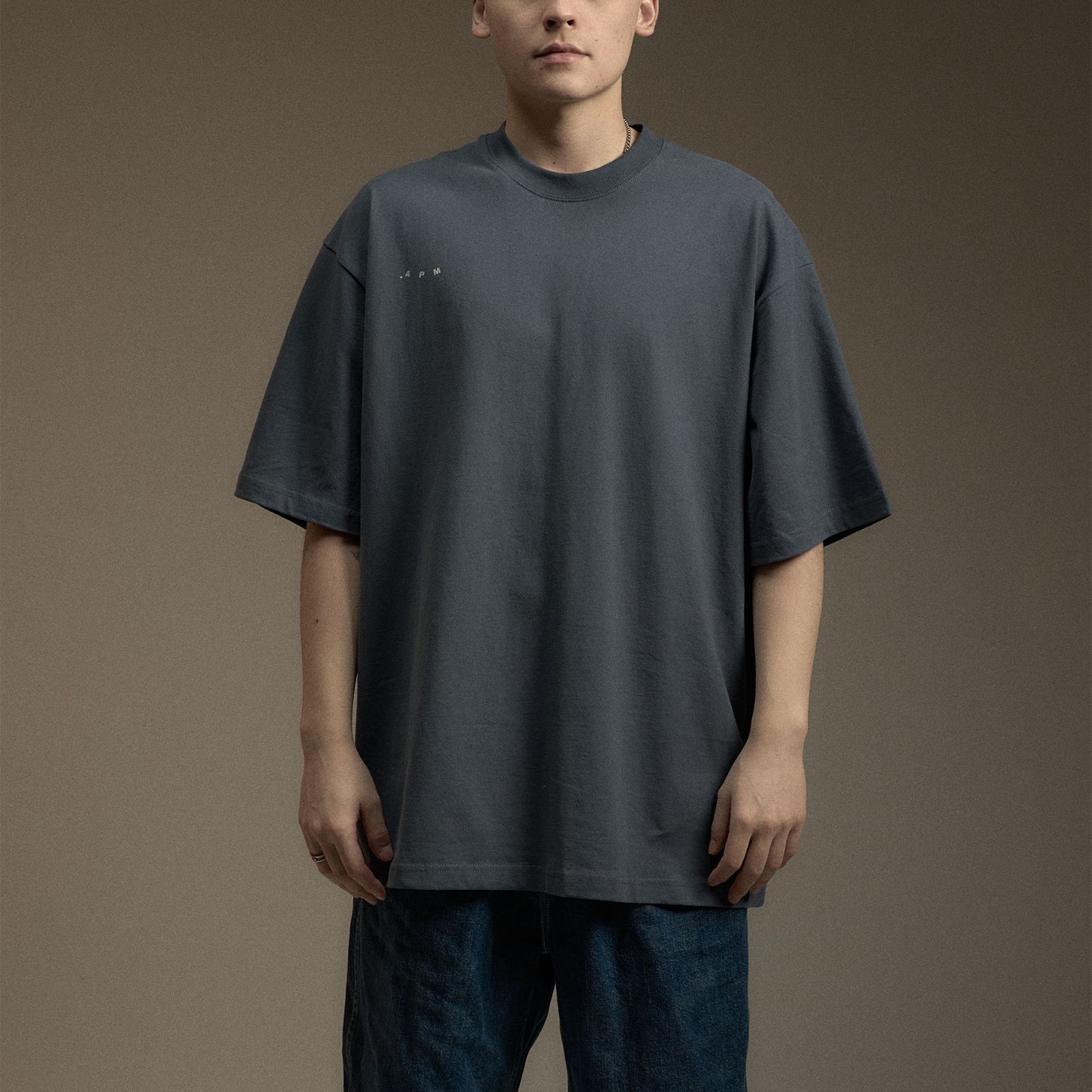 【ラスト1点 3 】Spring Logo Tee / ミッドナイトブルー