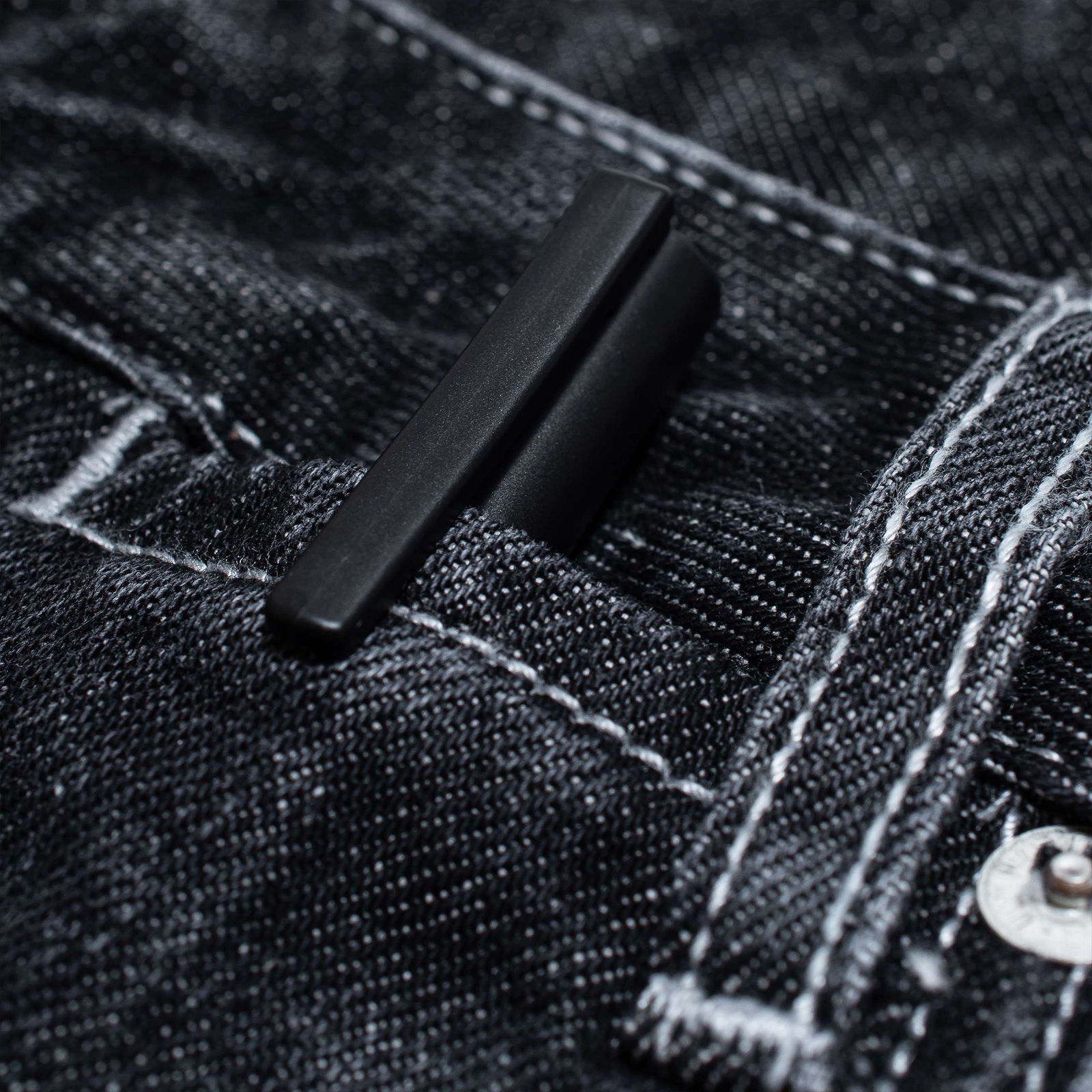 【ラスト1点 XL 】hige denim shorts / ブラック
