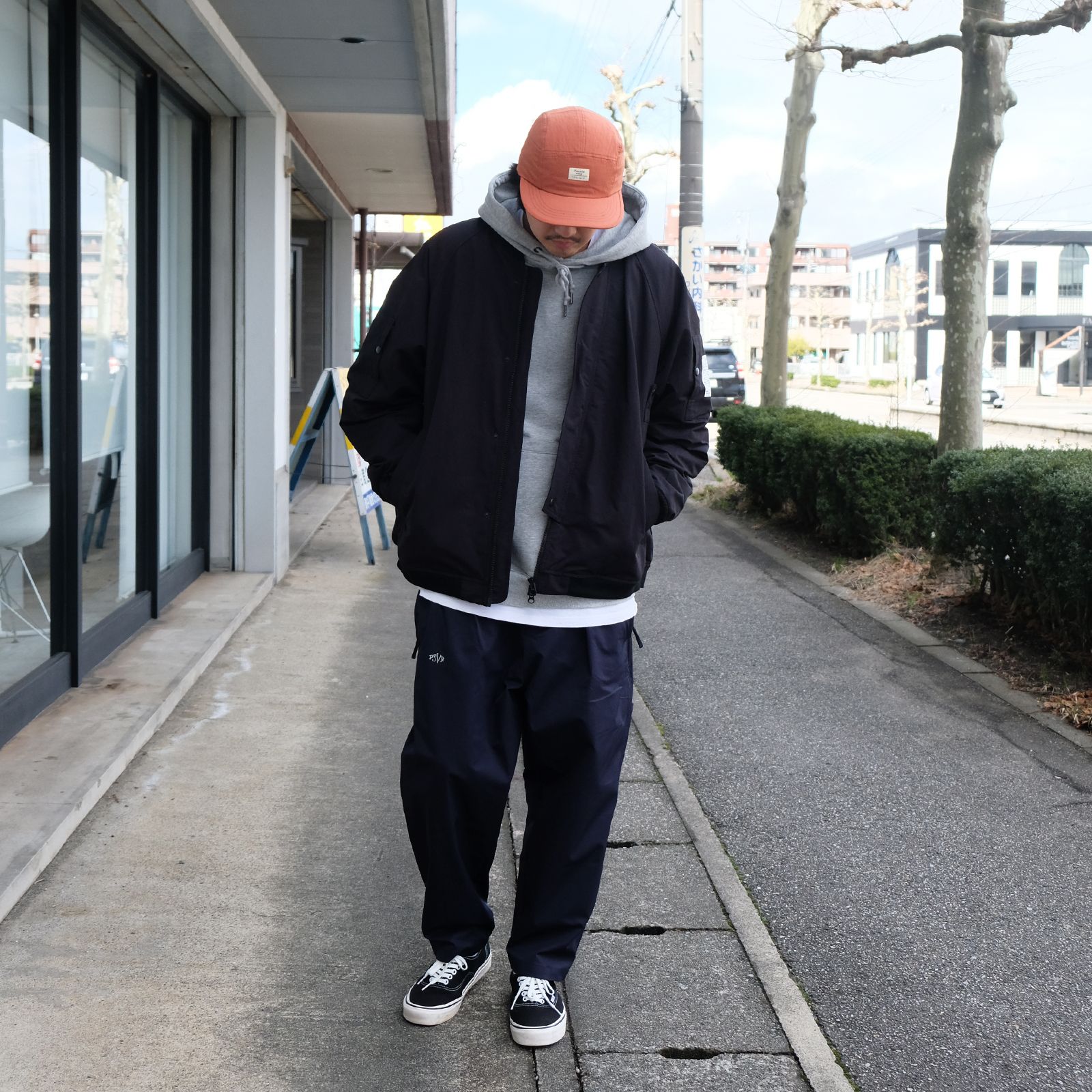 フライトジャケットをメインにタウンユースな雰囲気で