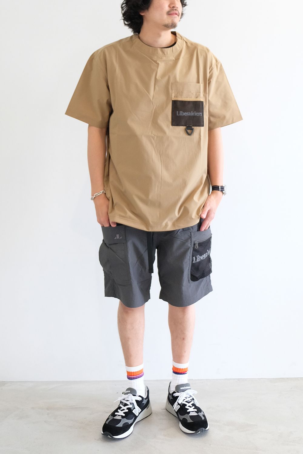 機能面にも優れたTシャツ+ショーツスタイル