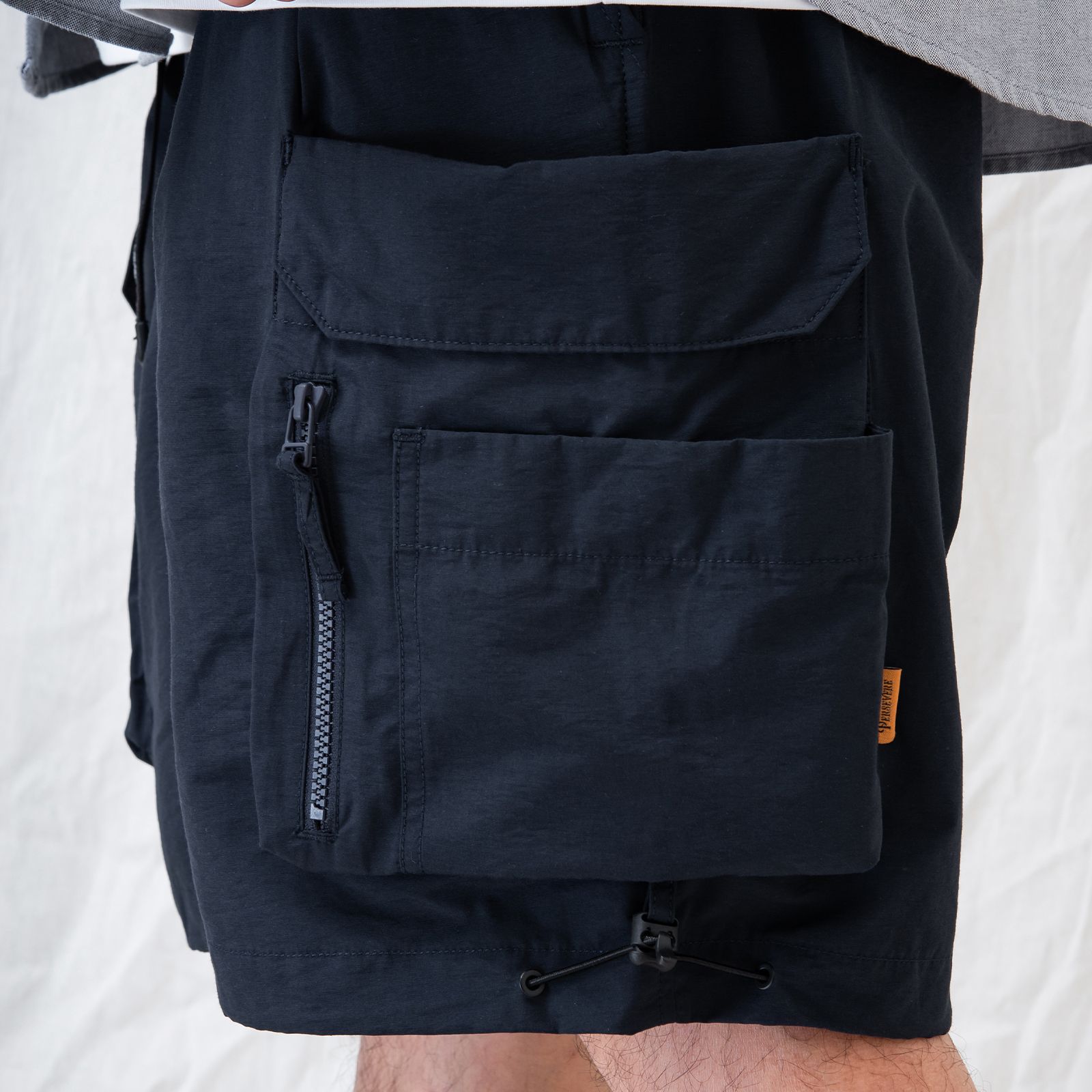 【ラスト1点 L 】water-repellent functional cargo shorts / ブルーブラック
