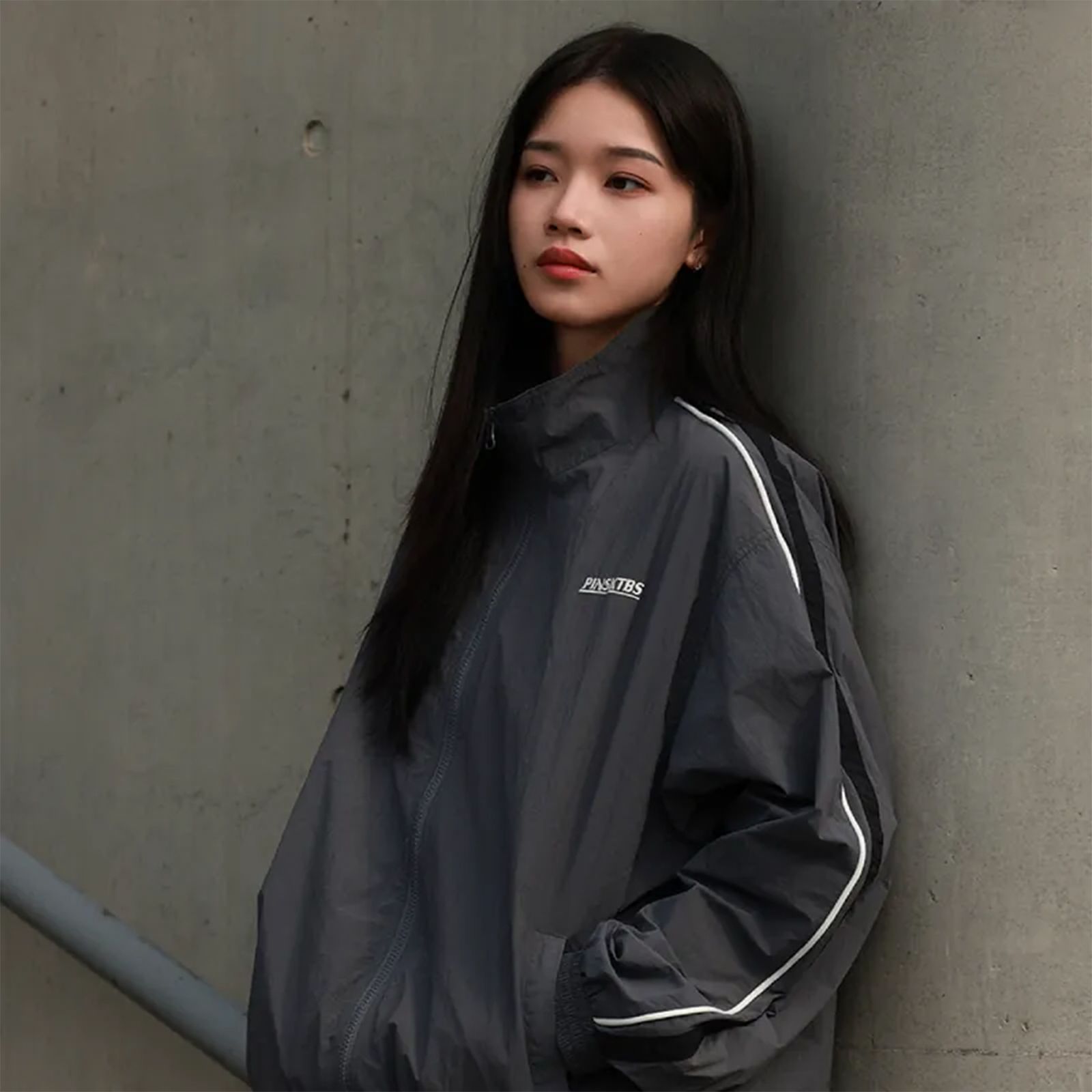 【ラスト1点 L 】TRACK JACKET / グレー