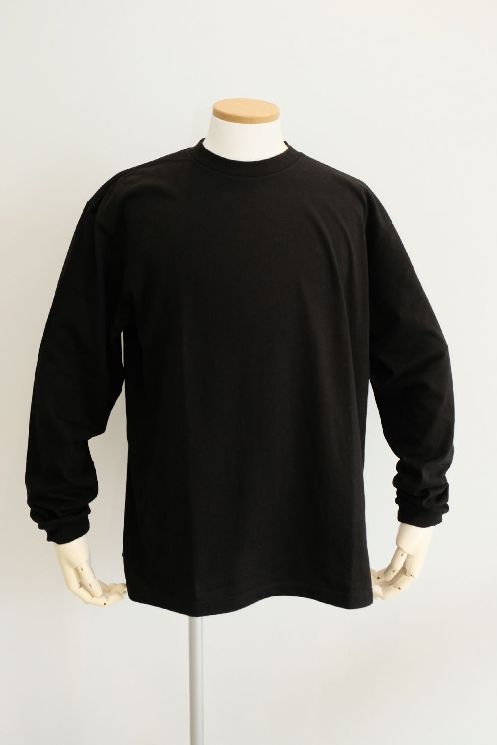 [ラスト1点 XL]【グッドネイバーズシャツ×酒井貴生】バックプリント ビックシルエットロングスリーブTシャツ / big silhouette L/S Tee / ブラック