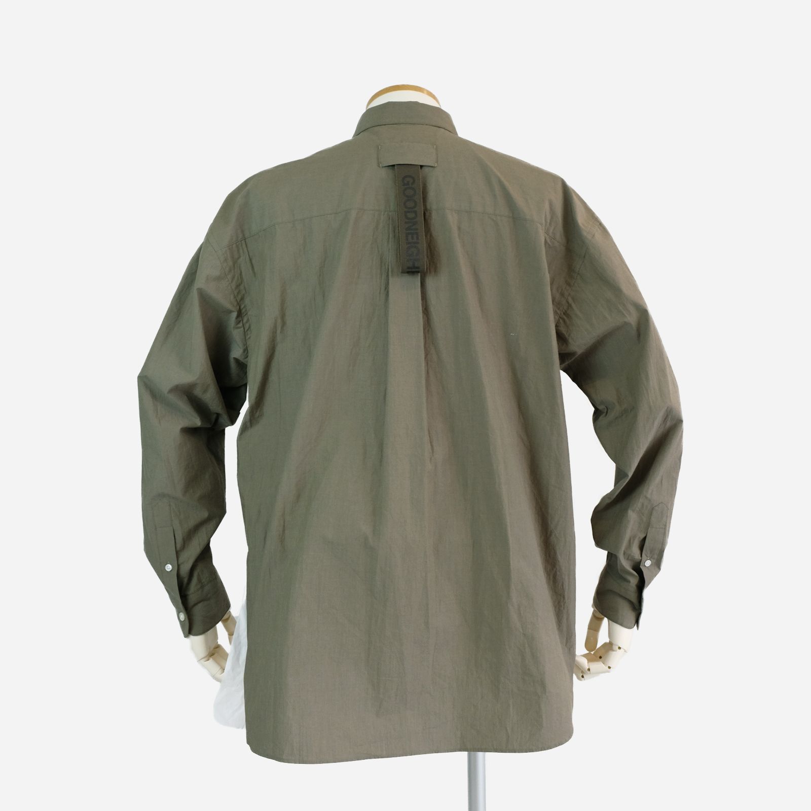 【ラスト1点 L】johnny regular collar shirts / カーキ