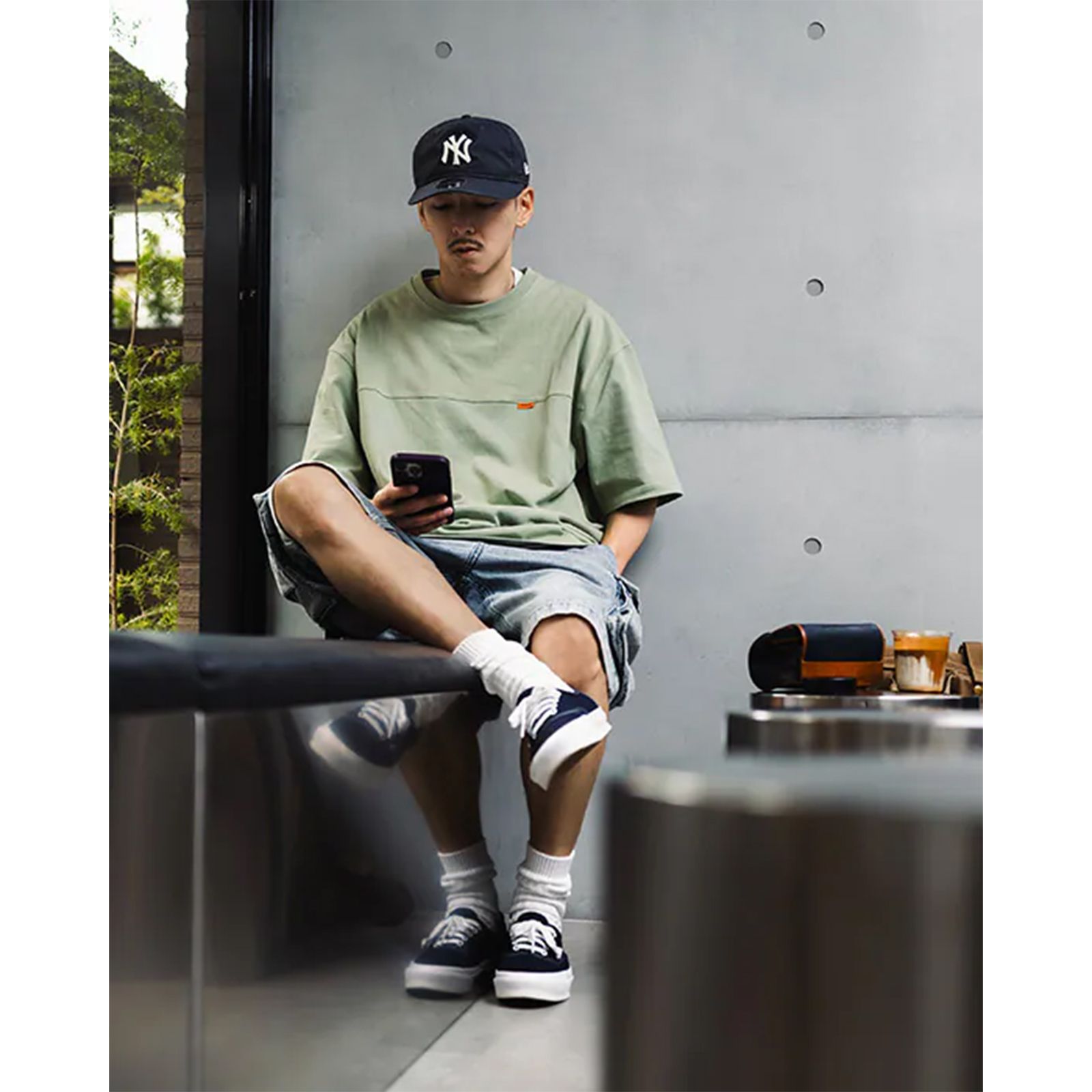 BASIC TEE / セージグリーン