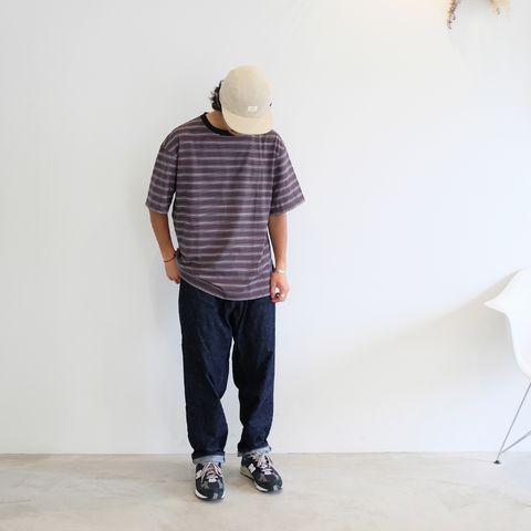 【2023.6.30(Fri) 】CALEEのボーダーTをメインに今の気分なサイズ感で
