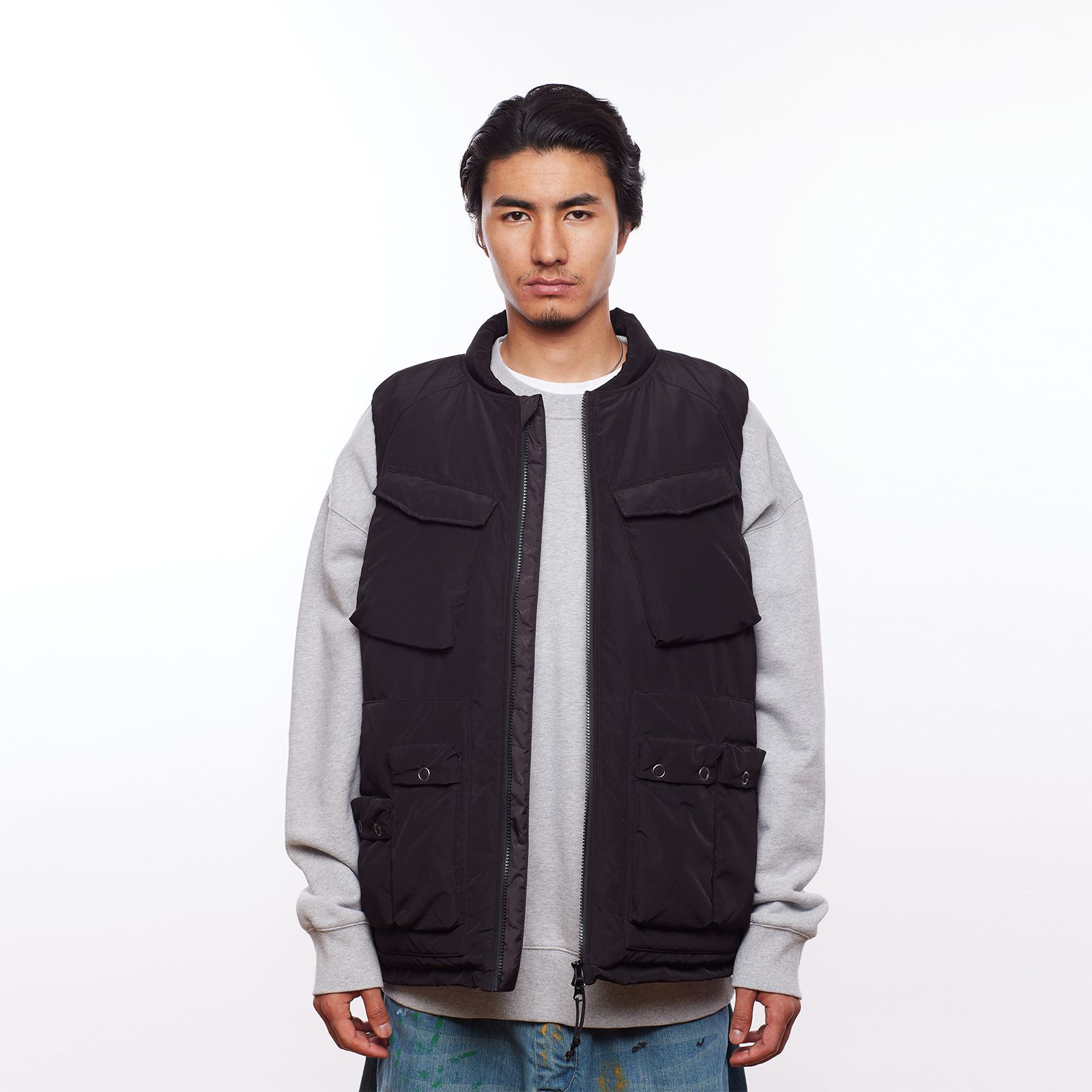 【ラスト1点 L】utility vest II / ブラック