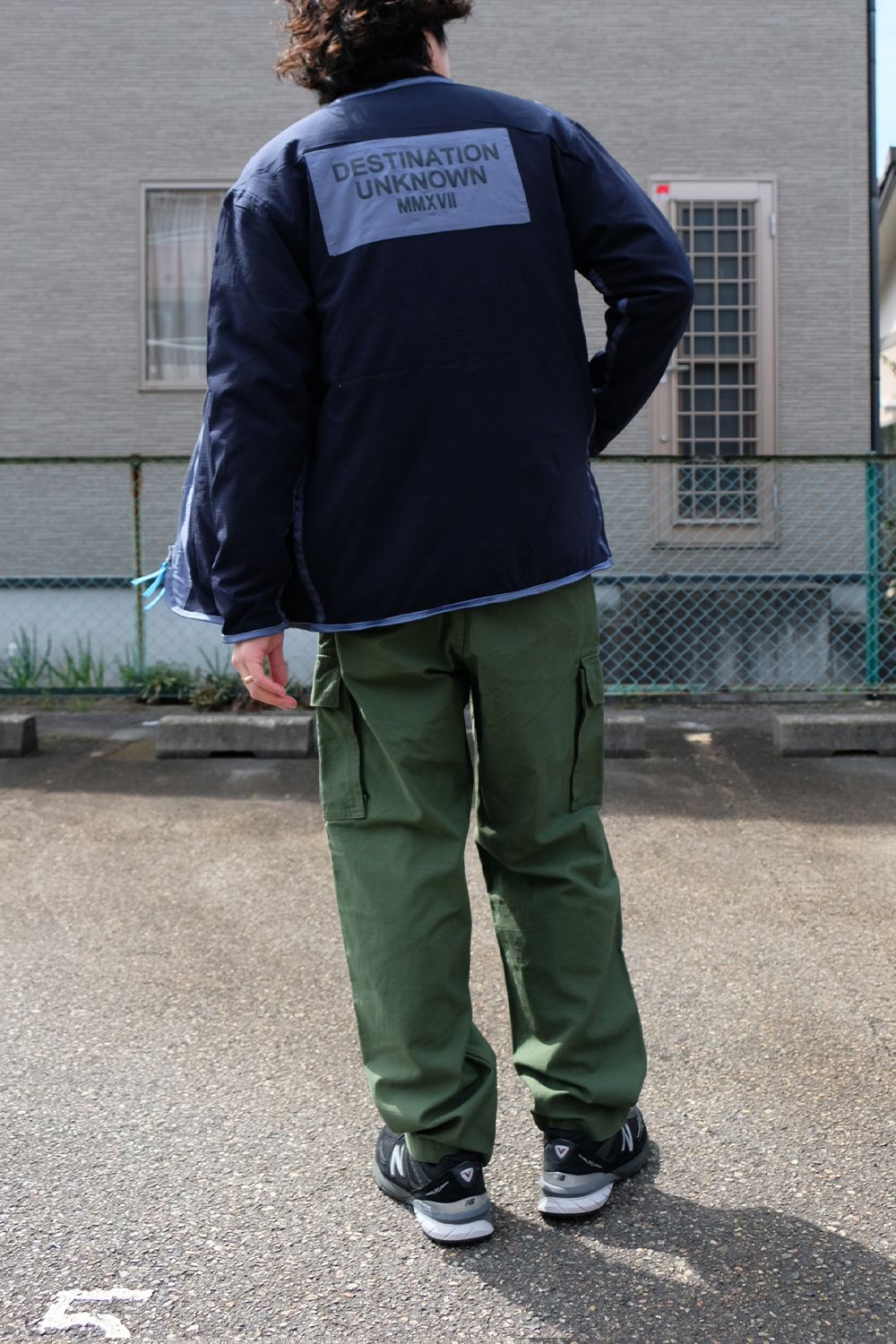 軍物合わせでタウンユースに着こなす