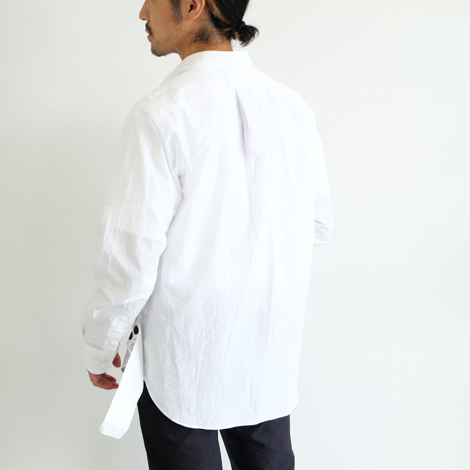 [ラスト1点 L ] コットンブロード レギュラーフィットシャツ / john regular collar shirts / ホワイト