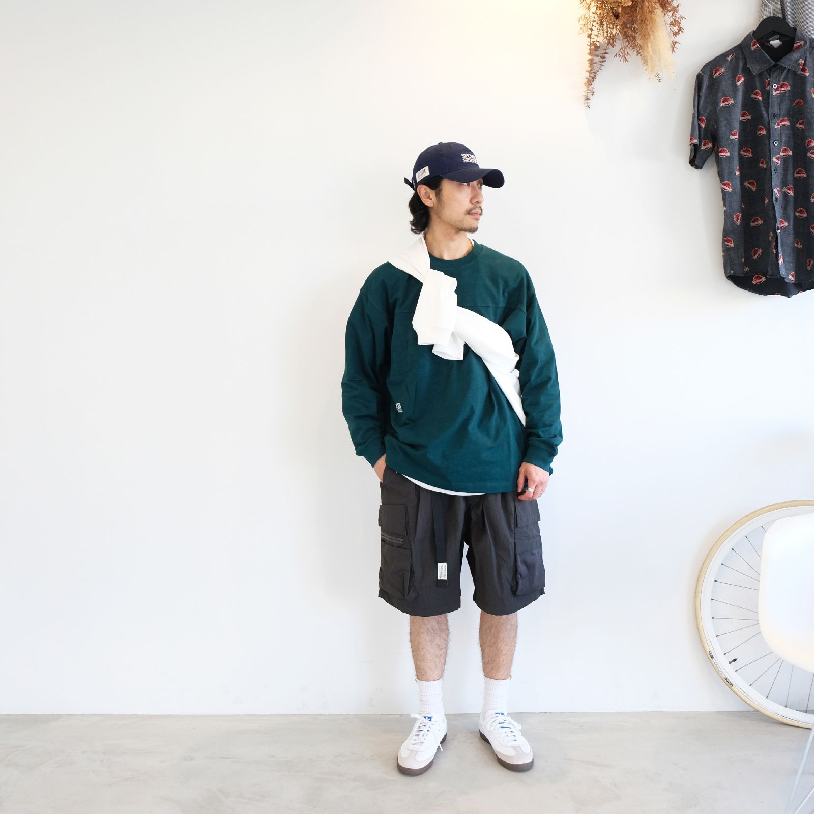 【2024.4.13(sat) 】ロンTEEにハーフパンツは大好物◎