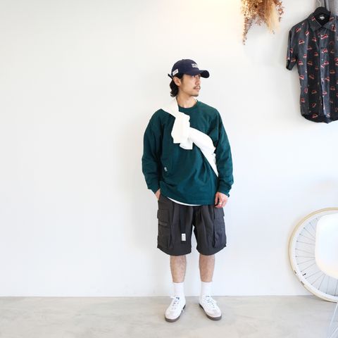 【2024.4.13(sat) 】ロンTEEにハーフパンツは大好物◎