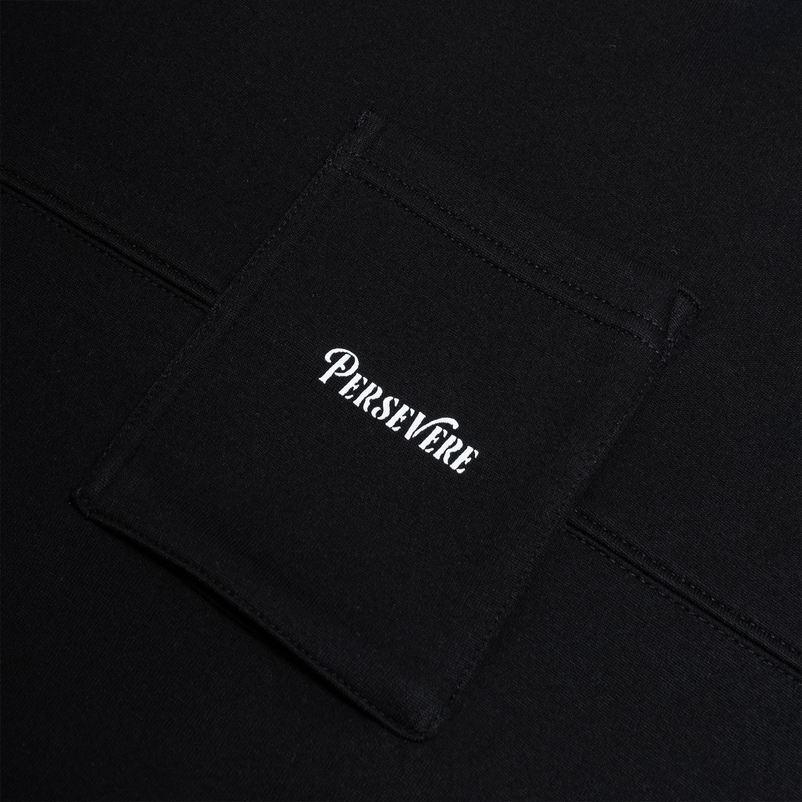 【ラスト1点 L】anti-wrinkle L/S classic pocket t-shirt / ブラック