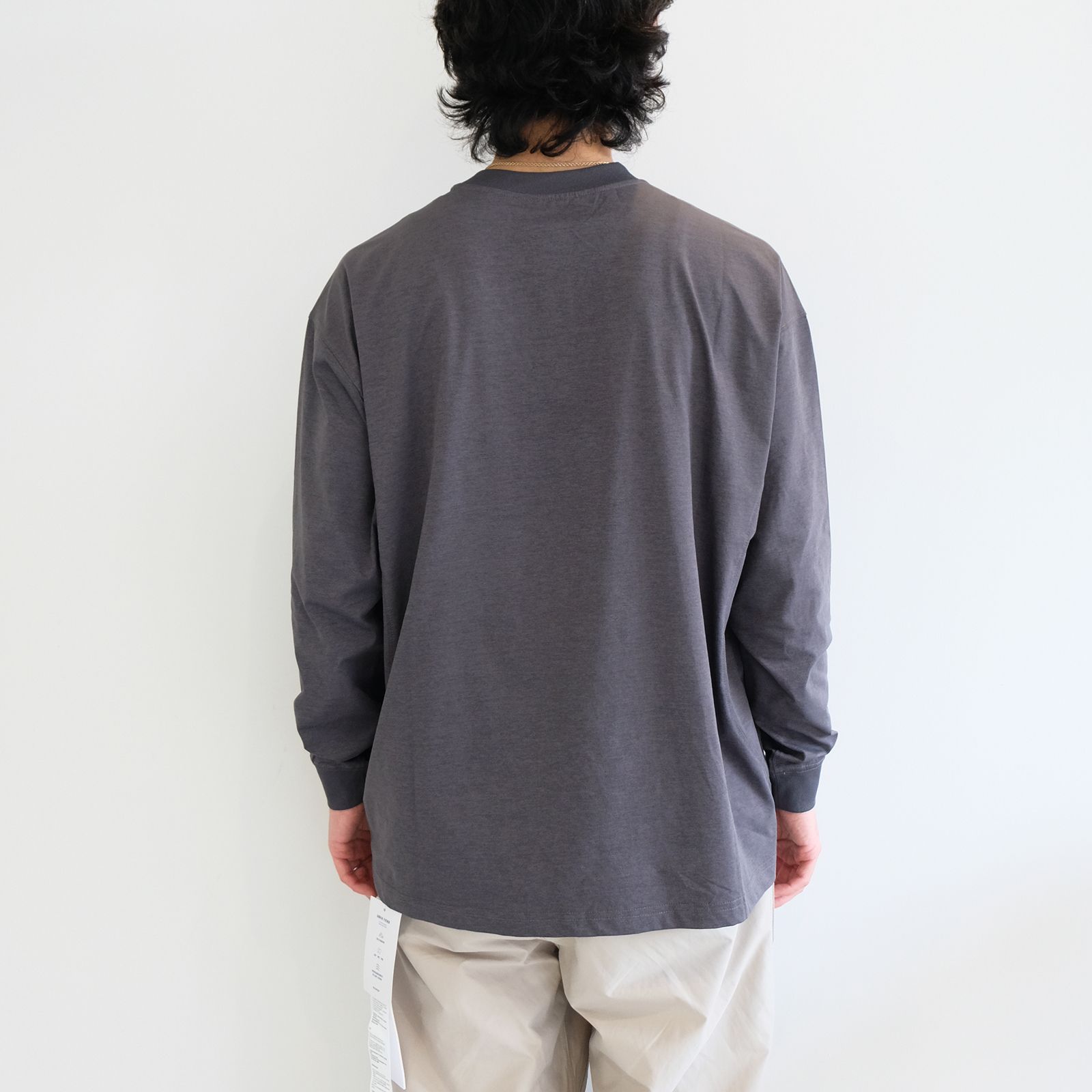 【ラスト1点 M 】Quick-Dry L/S / チャコールグレー