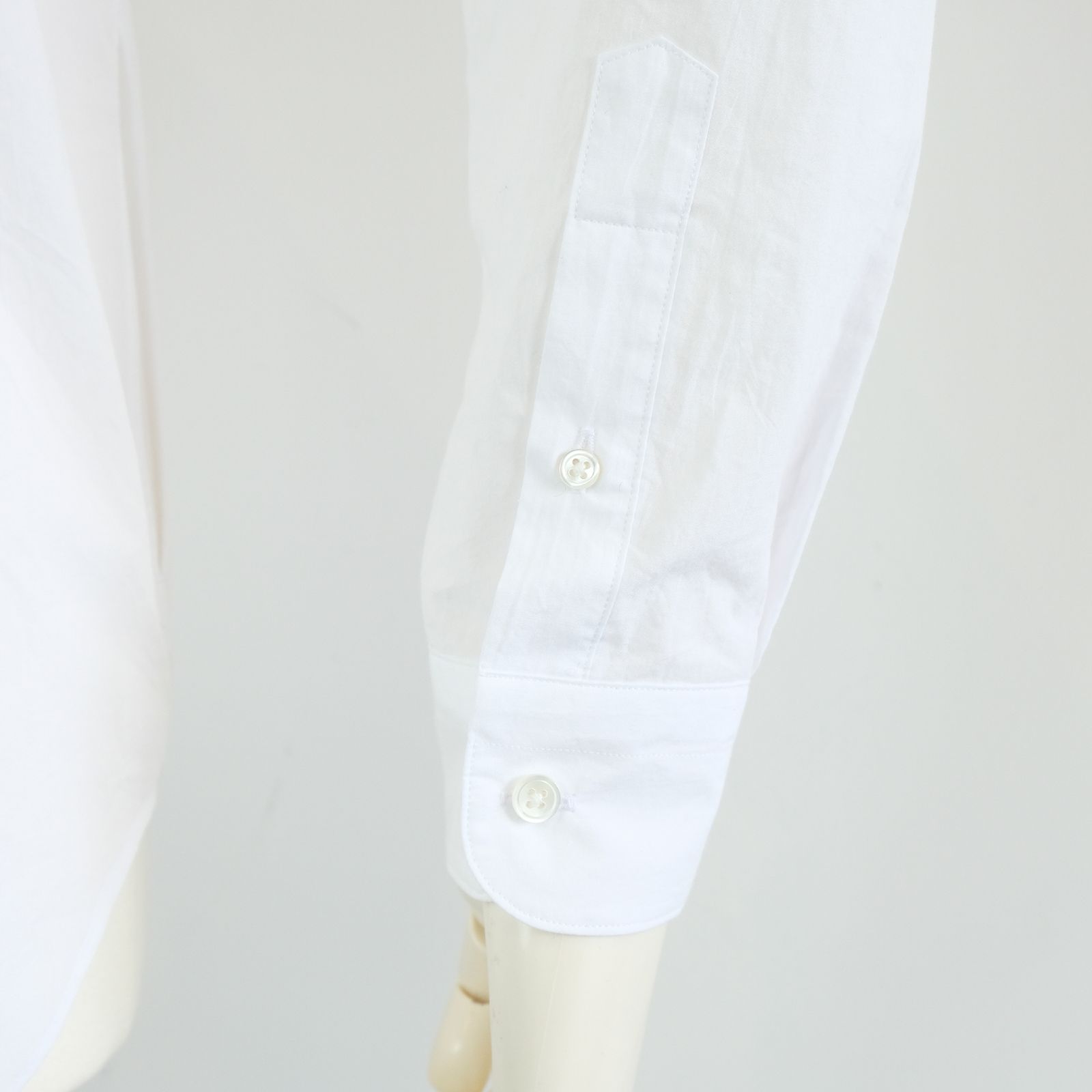 [ラスト1点 L ] コットンブロード レギュラーフィットシャツ / john regular collar shirts / ホワイト