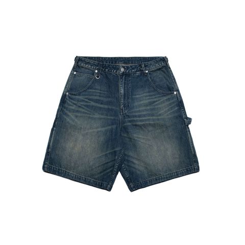 【ラスト1点 XL 】hige denim shorts / ブルー