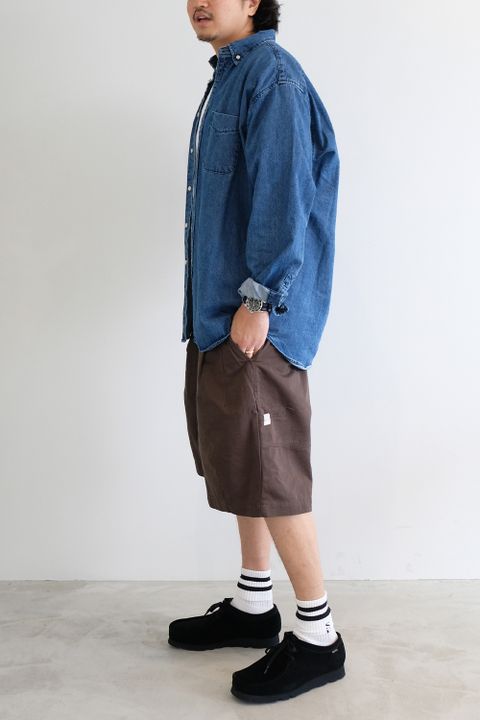 春のハーフパンツスタイルはシャツ合わせがお勧め