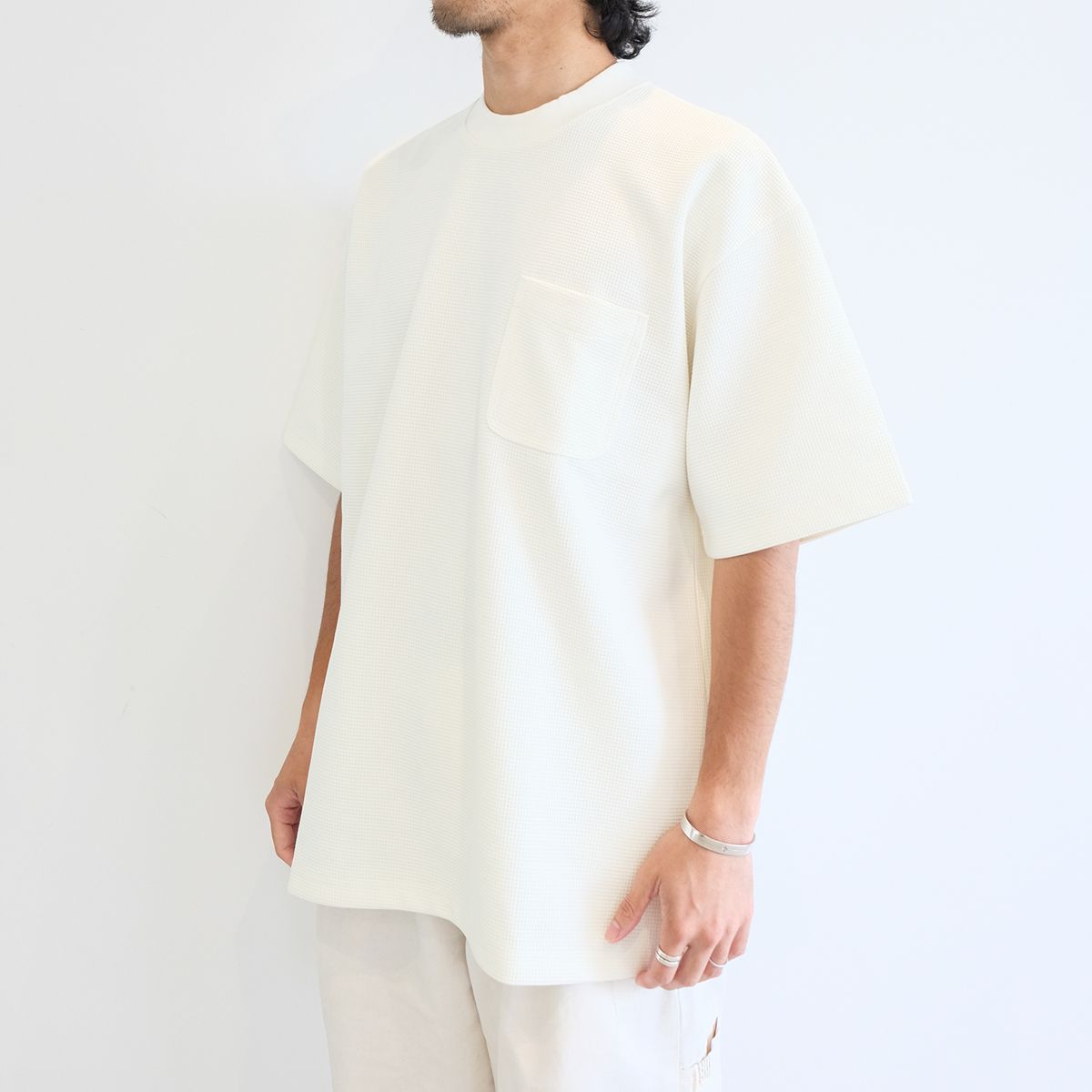 Crew Neck Heavy Thermal Tee / ウォームホワイト