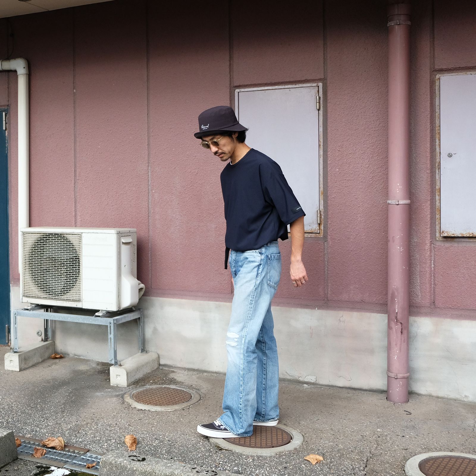 バランスを考慮したTシャツスタイル