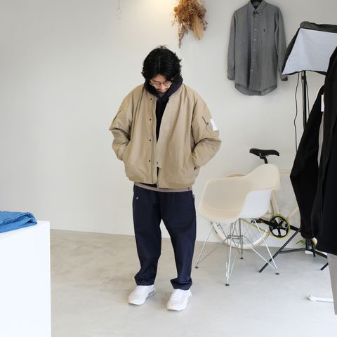 【2024.1.22(mon) 】MA-1にフーディーを好きな配色で