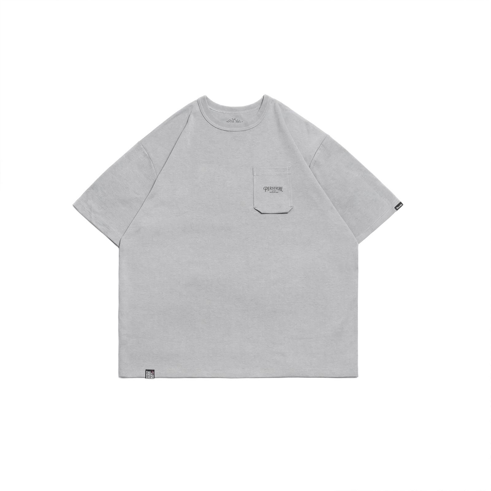 【ラスト1点 M 】hexagonal pocket classic t-shirt / ライトグレー