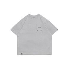 【ラスト1点 M 】hexagonal pocket classic t-shirt / ライトグレー