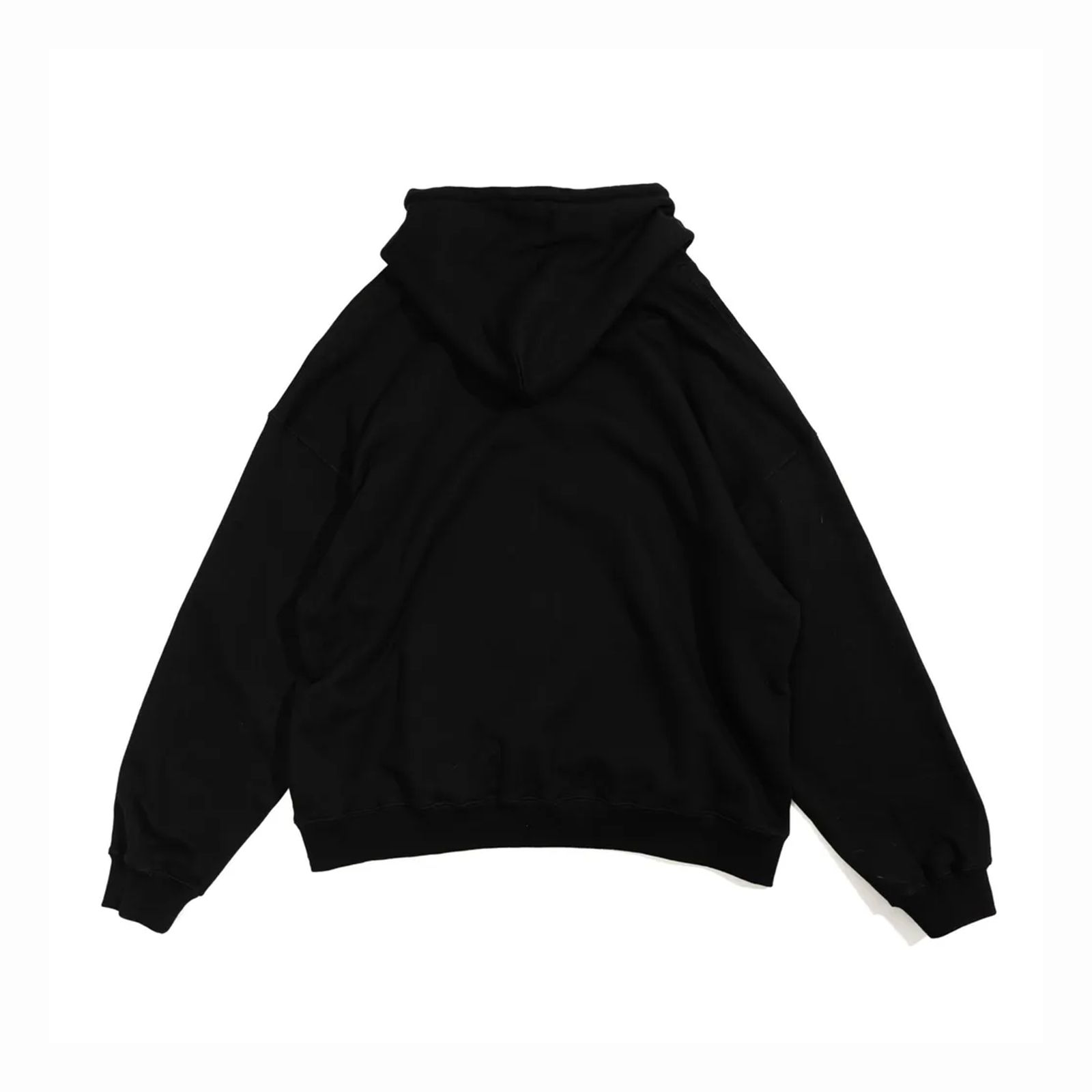 【ラスト1点 2】Wide Sweat Hoodie / ブラック